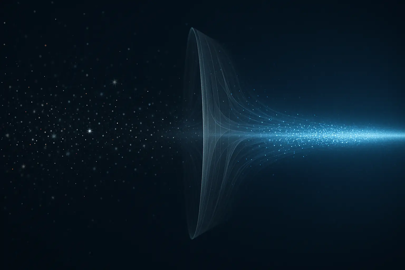 Filtering faint noise data reveals a strong, clear signal of true consensus emerging through the static.